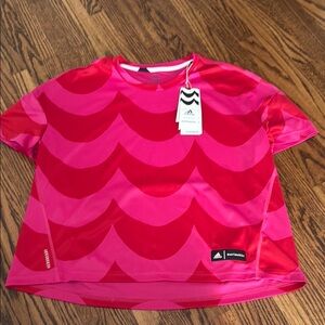 Adidas x marimekko Pink/Red Graphic T-Shirt